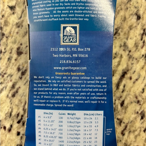 Granite Gear Tough Sack 5L #3 - Picture 2 of 4